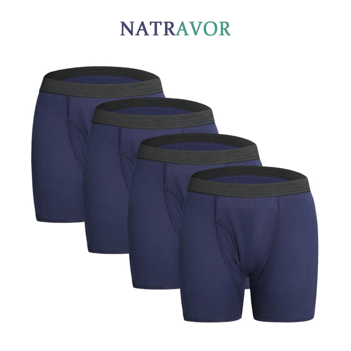 4-Pack /Navy blue
