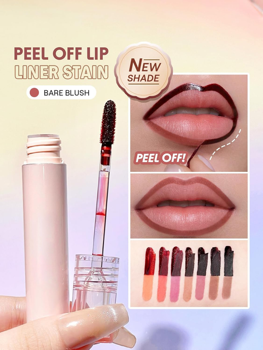 💄 Peel-Off Lip Liner Stain – Long Lasting Transfer-Proof Nude Lip Tint ✨ (Pinky Nude Shade)💄 Peel-Off Lip Liner Stain – Long Lasting Transfer-Proof Nude Lip Tint ✨