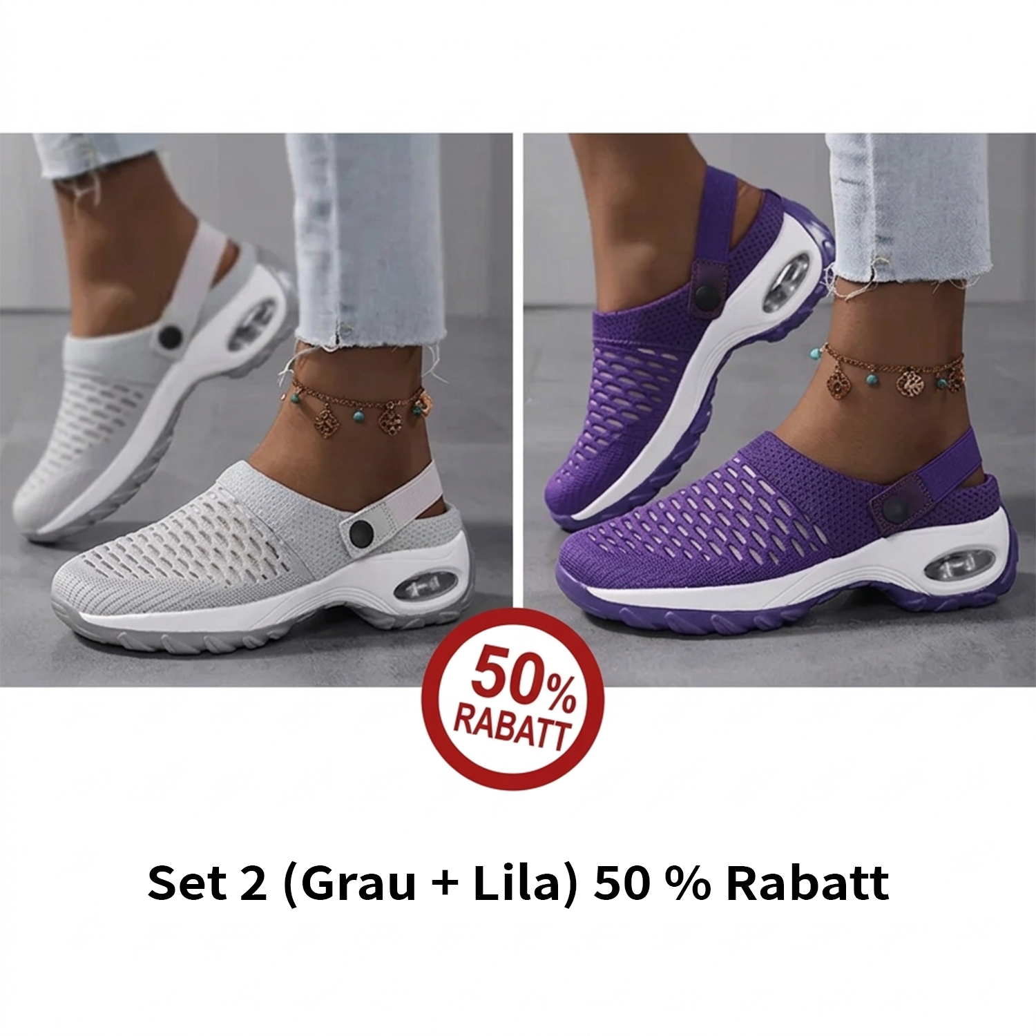 Set 2 (Grau + Lila) 🔥50% RABATT