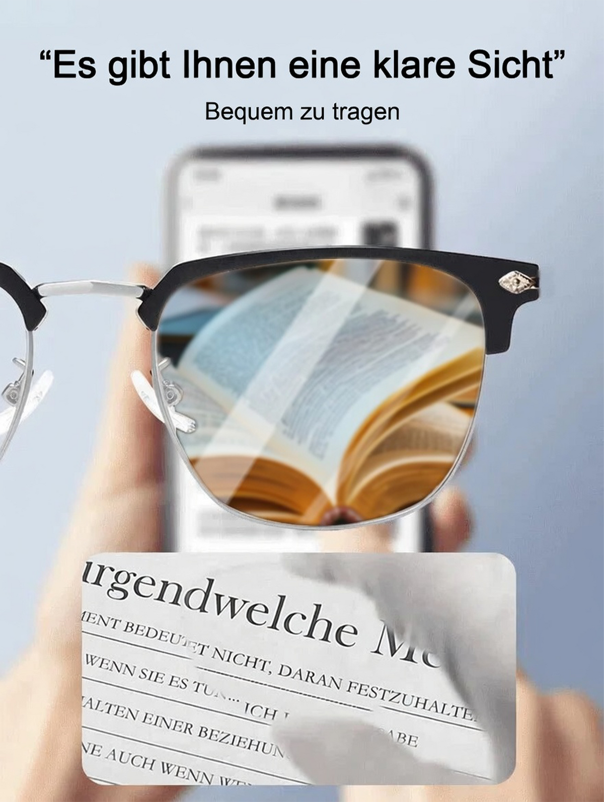 ✨LETZTER TAG: 60 % RABATT✨ Ultraleichte Antiblau-Brille für Alterssichtigkeit