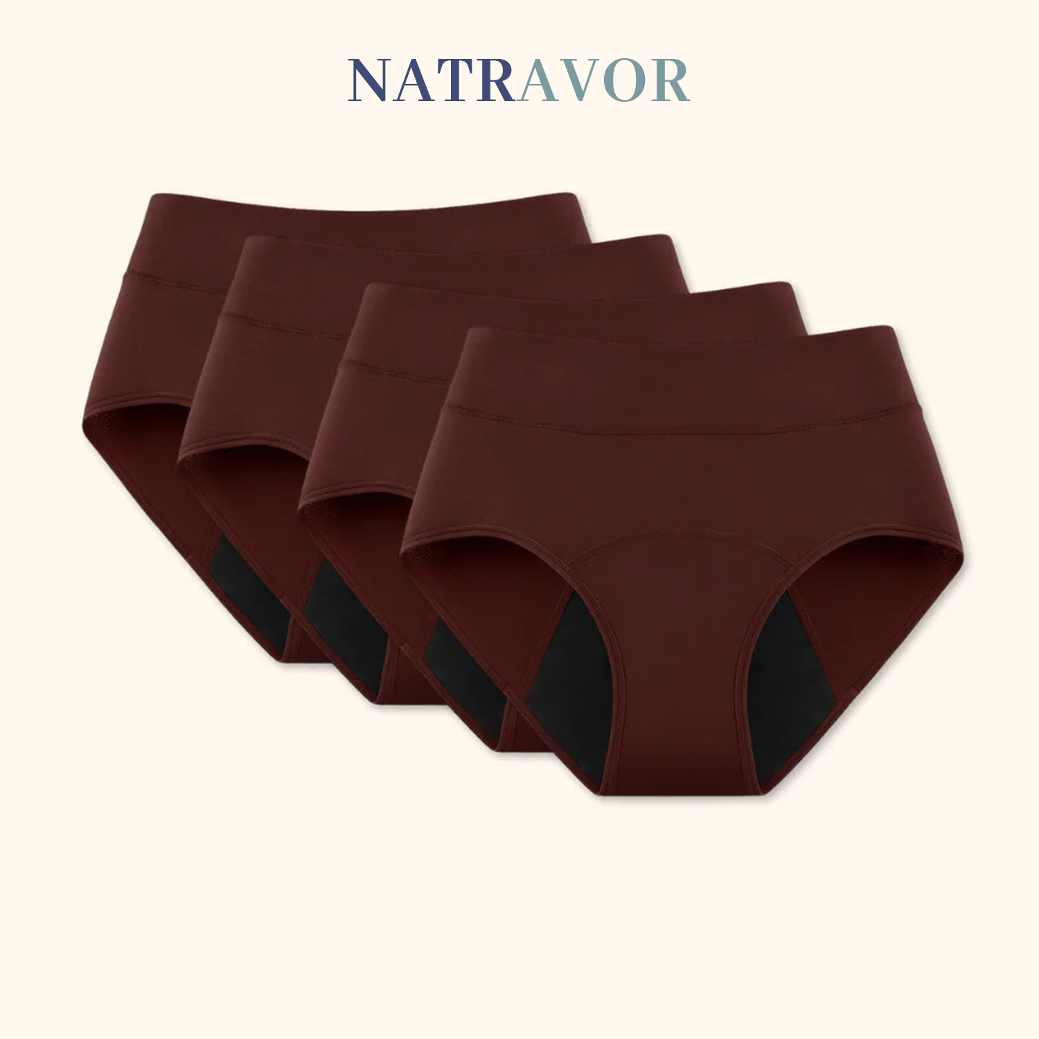 4-pack Dark Brown