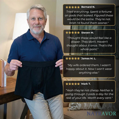 Confidence You Can Wear – Discreet Men’s Incontinence Boxer Briefs