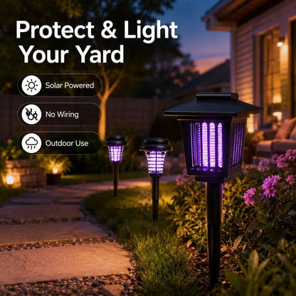 🏠Summer Essentials🦟Solar-Powered UV Mosquito Killer Lamp(BUY 6 FREE SHIPPING)