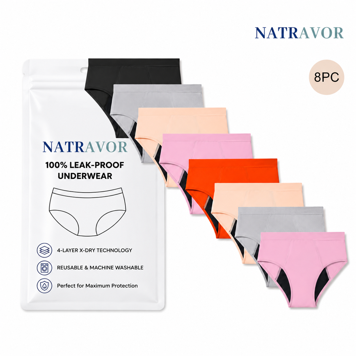 🏥Limited-Time 70% Off |NATRAVOR™  100% Leak-Proof Underwear