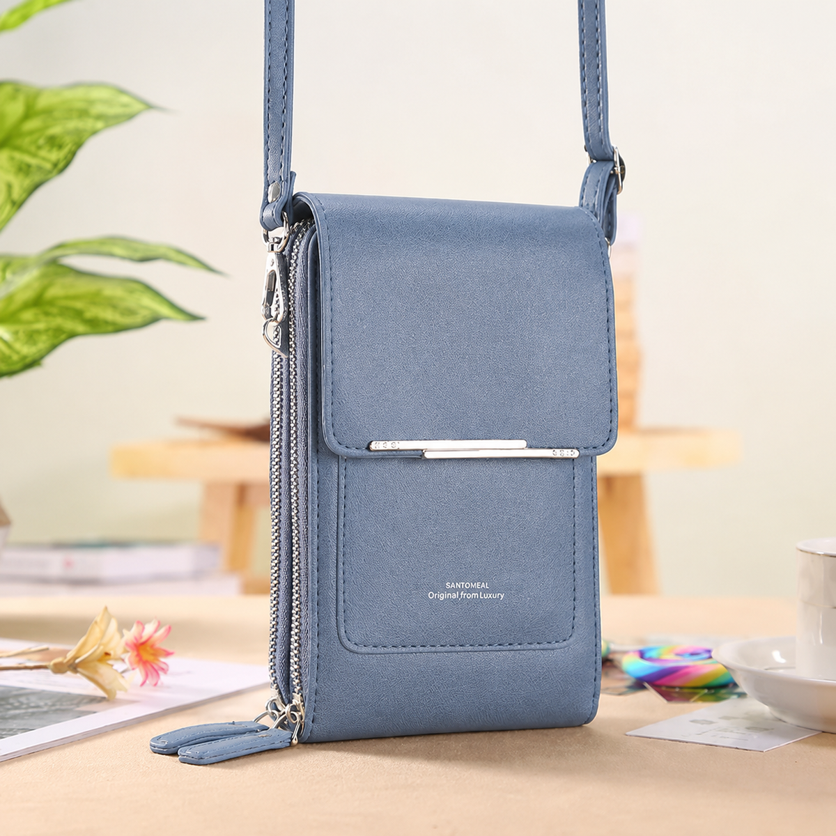 🔥Final 3 Hours: 60% OFF 2026 Trendy Minimalist Elegant Women's Touchscreen Crossbody Phone Wallet