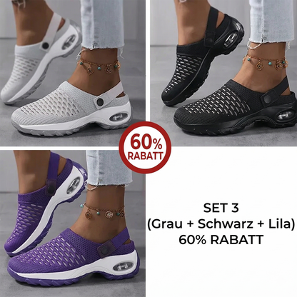 ⭐ LETZTER TAG: 50% RABATT ⭐ > Orthopädische Clogs mit Luftkissen-Stütze zur Entlastung von Rücken und Knien