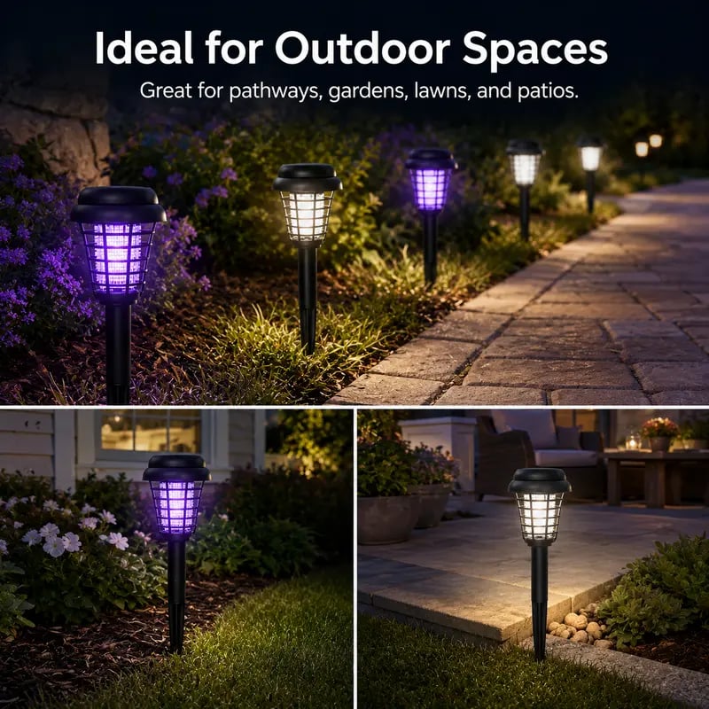 🏠Summer Essentials🦟Solar-Powered UV Mosquito Killer Lamp(BUY 6 FREE SHIPPING)