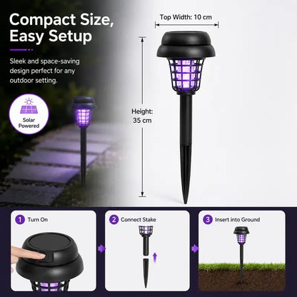 🏠Summer Essentials🦟Solar-Powered UV Mosquito Killer Lamp(BUY 6 FREE SHIPPING)